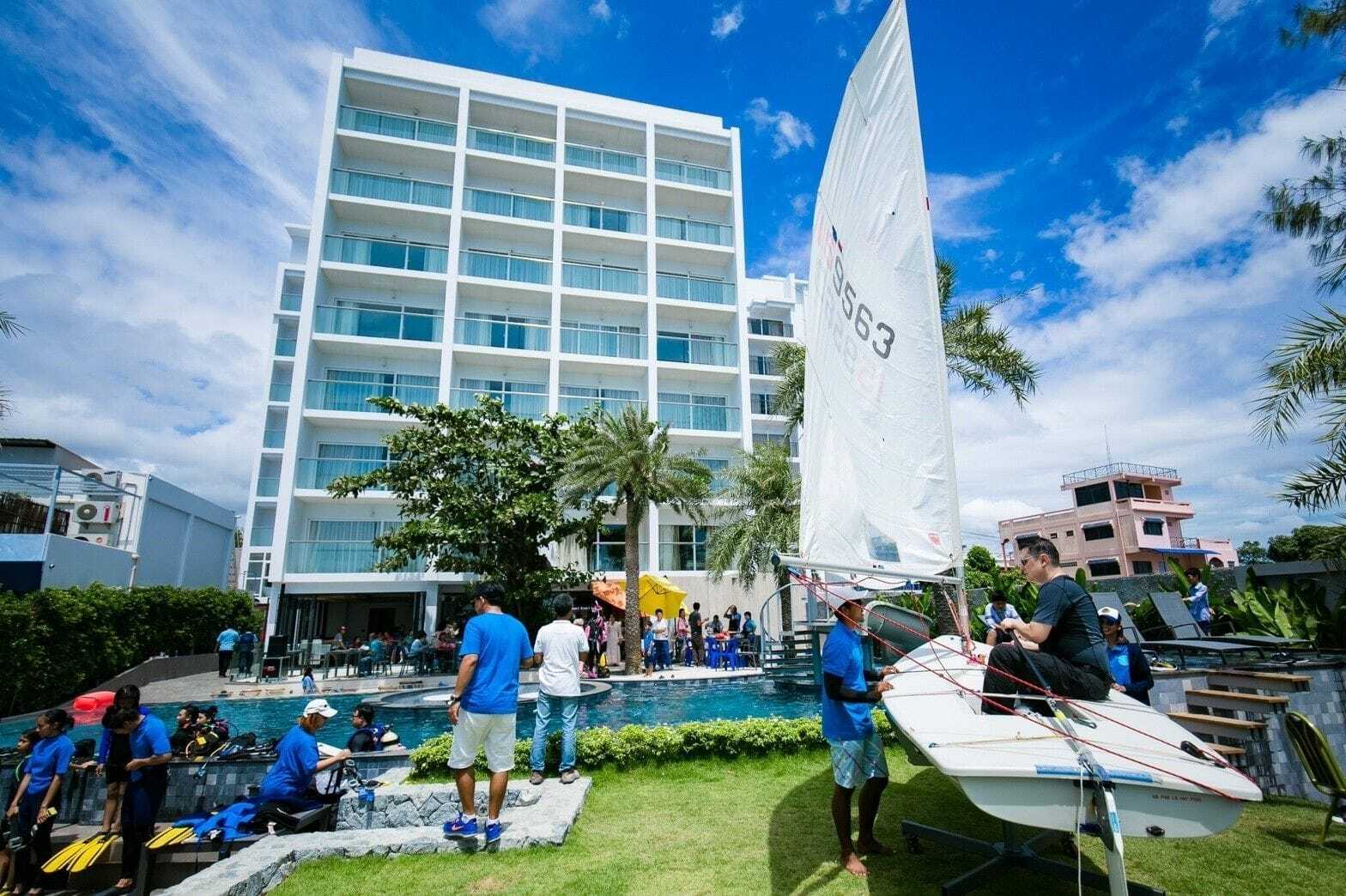 Worita Cove Hotel Na Chom Thian Exterior foto